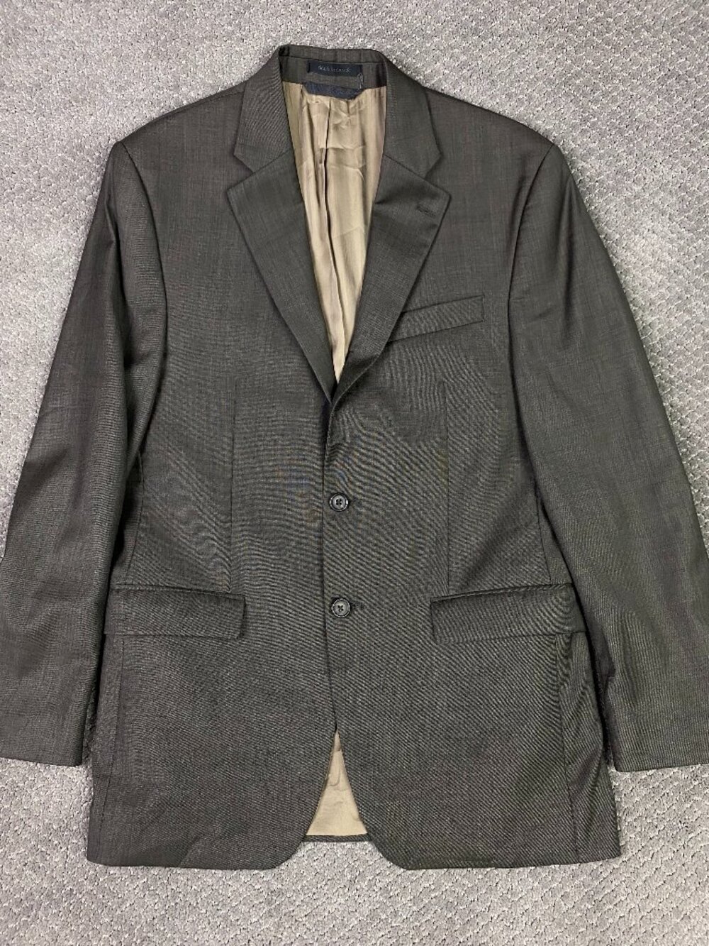 Lauren Ralph Lauren Blazer Sports Coat Mens 38R Brown Wool Notch Lapel 2 Button